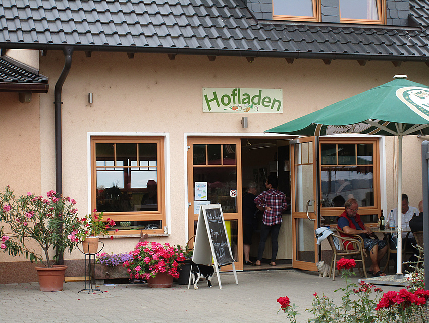 Hofladen-Eingang