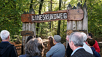 Einstieg ist am Portal zum archäologisch-naturkundlichen Limesrundweg in Limeshain-Rommelhausen