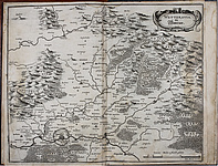 Historische Merian-Karte von der Wetterau (Foto: Wetterau-Museum)