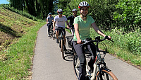 E-Bike-Gruppe unterwegs (Foto: Bildarchiv, TourismusRegion Wetterau)